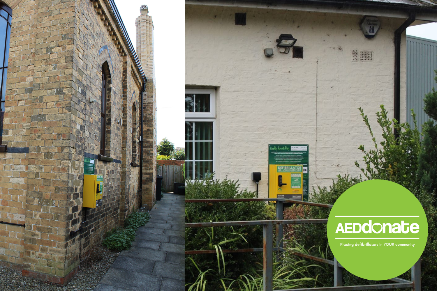 2 New Public Access Defibrillators installed for Deighton Parish Council