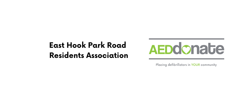 East Hook Park Road Residents Association Defibrillator Campaign