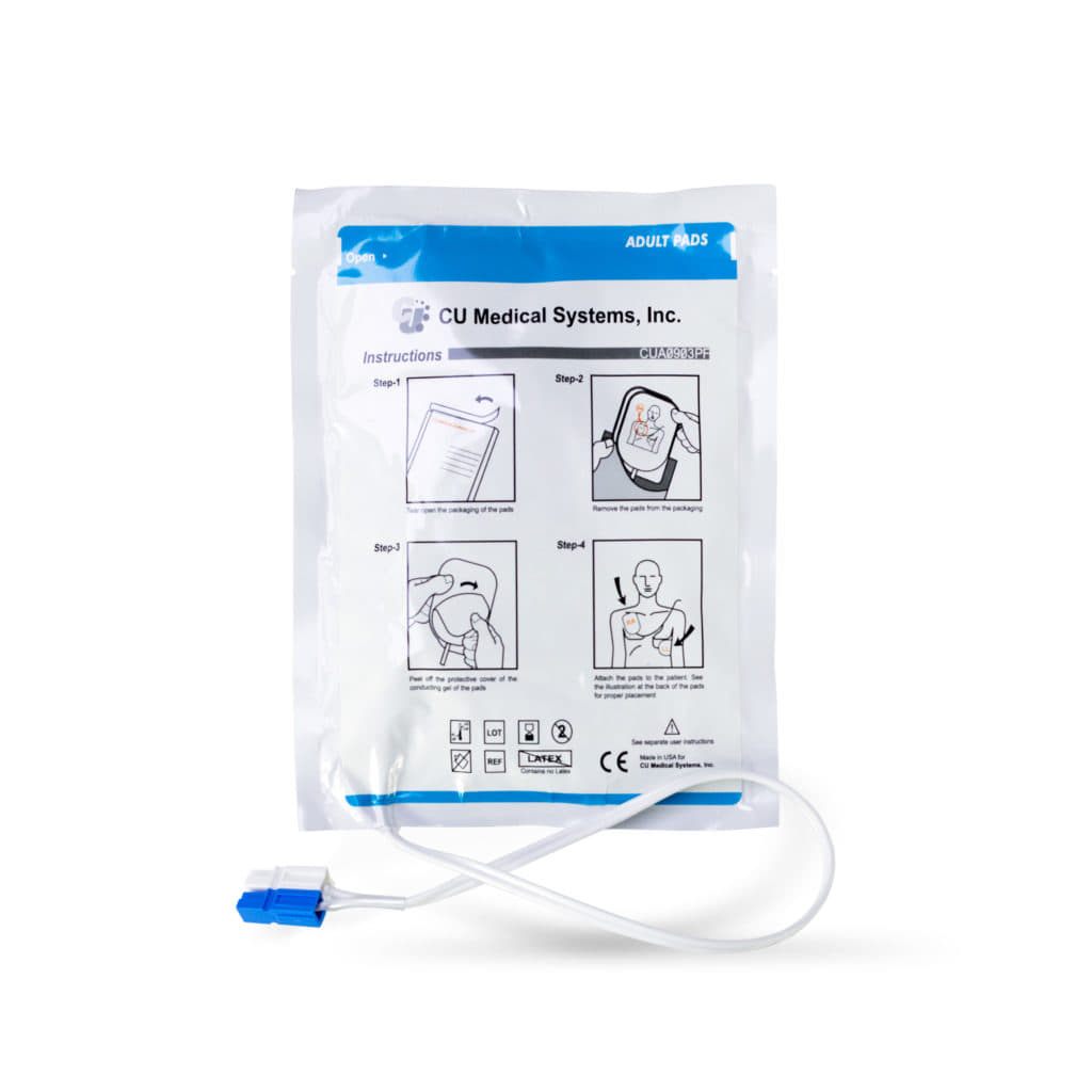 CU Medical Systems iPAD NF1200 Adult Electrode Pads
