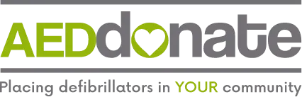 Aed Donate logo